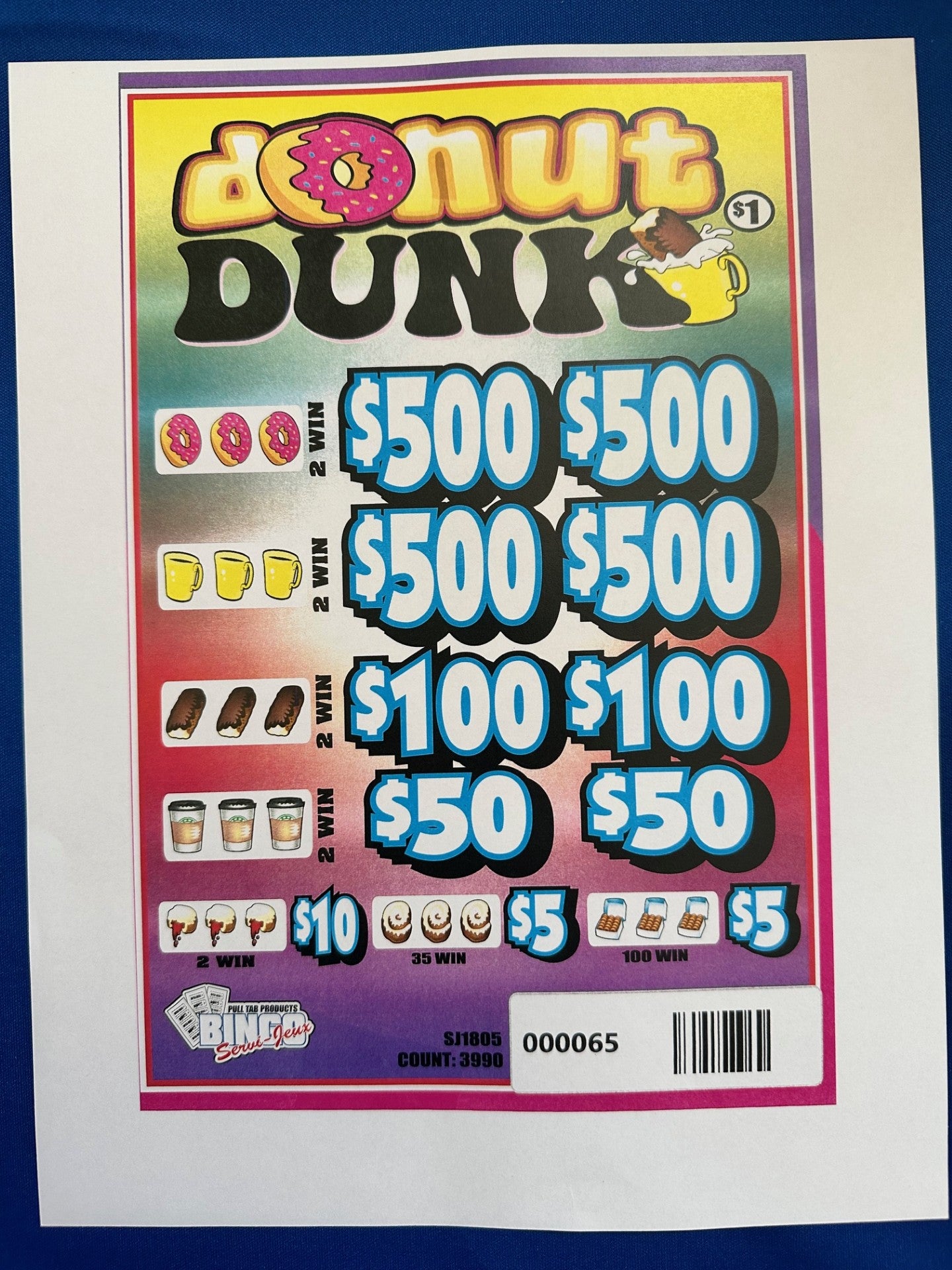 Donut Dunk $1 4@$500