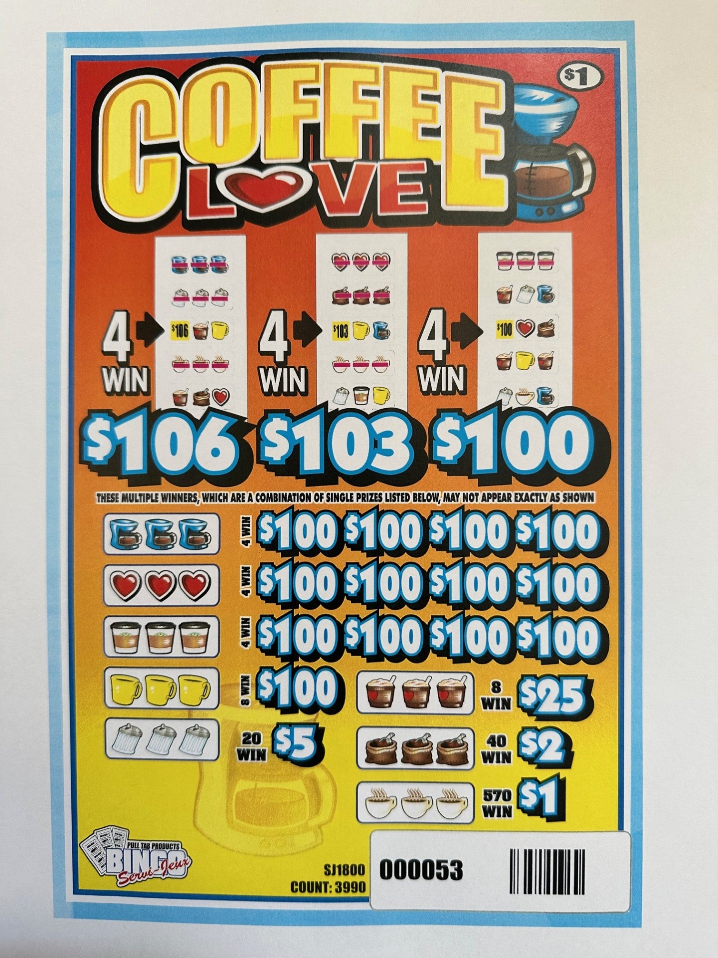 Coffee Love $1 20@$100