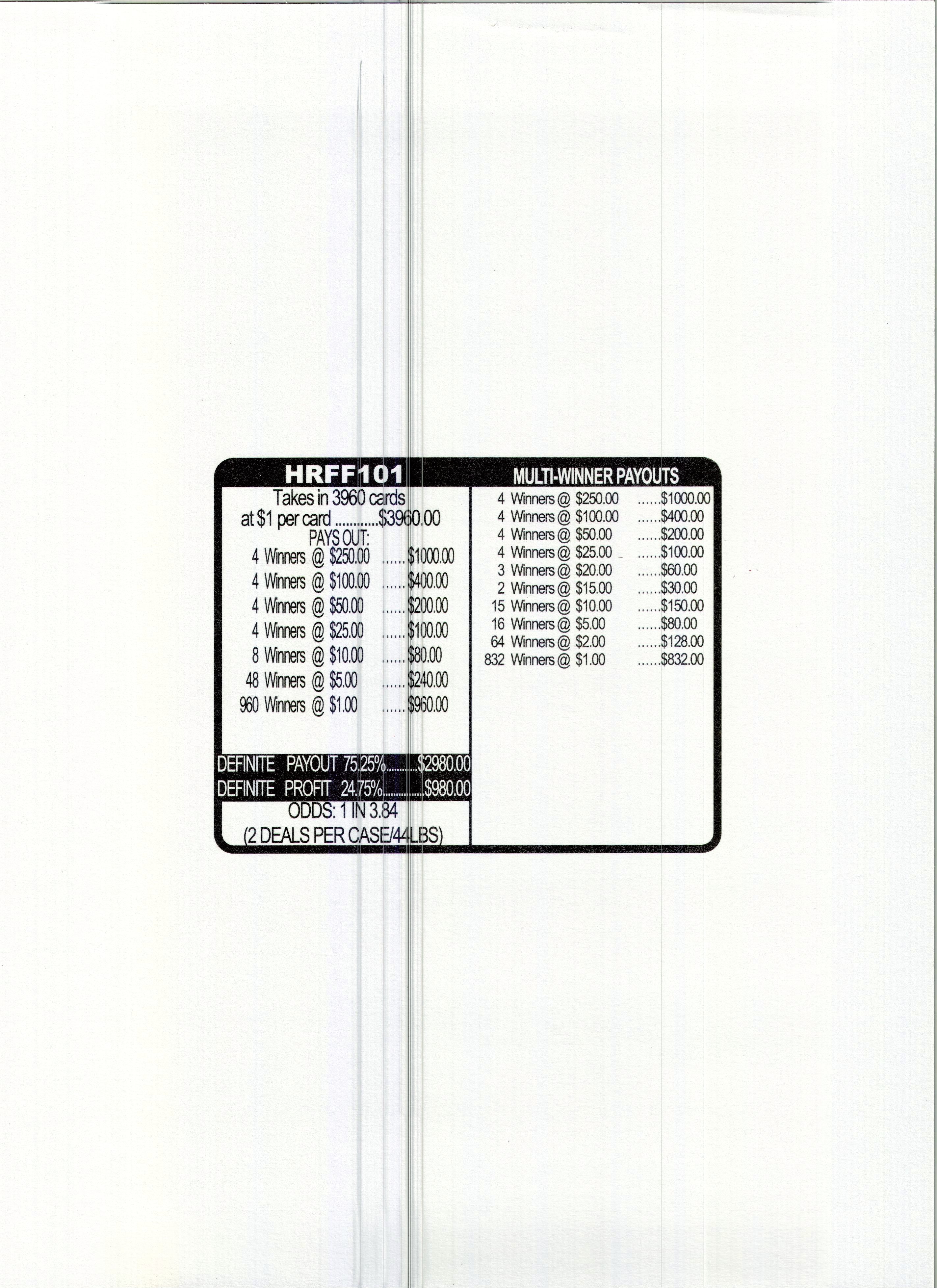 Hot Roller $1 4@$250