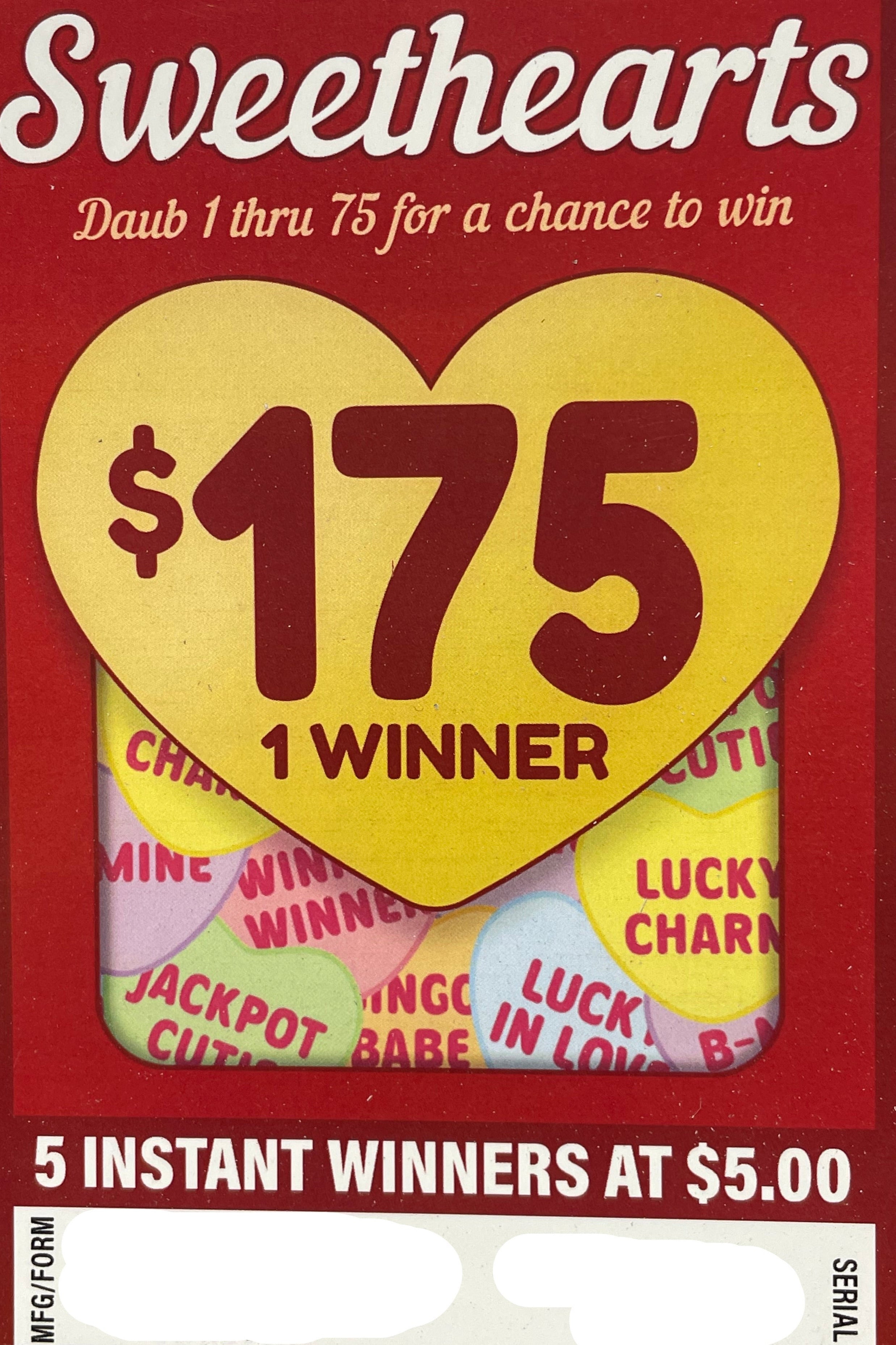 Sweethearts $175 310ct