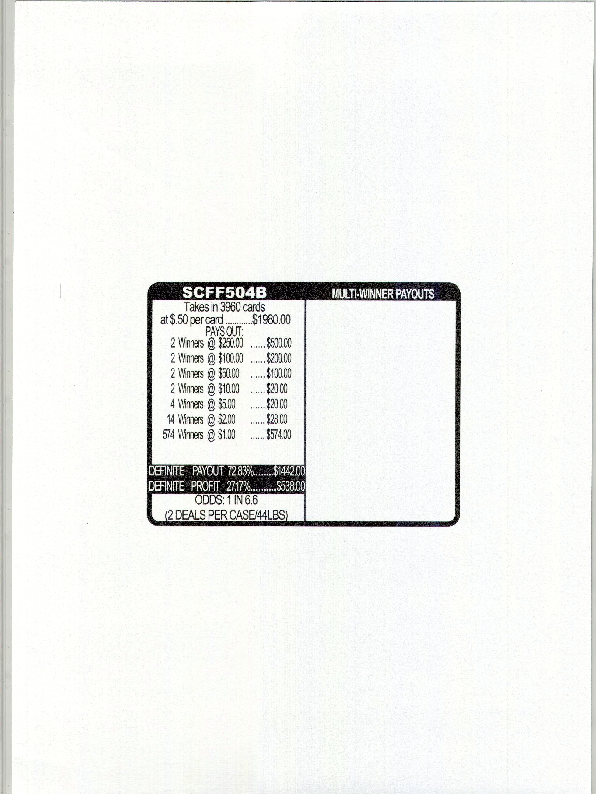 Slot Crazy $0.50 2@$250