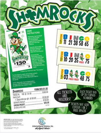 Shamrocks $130 180ct