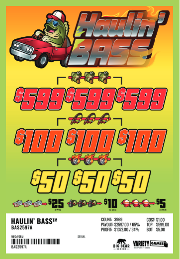 Haulin' Bass $1 3@$599
